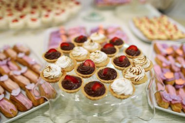 Şeker büfesi lezzetli tatlılar