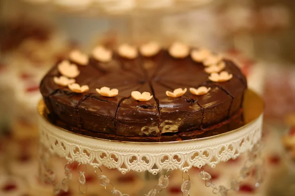 Delicioso pastel de chocolate —  Fotos de Stock