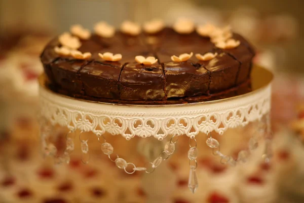 Delicioso pastel de chocolate —  Fotos de Stock