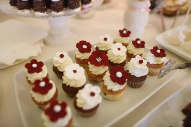 Şeker büfesi lezzetli tatlılar