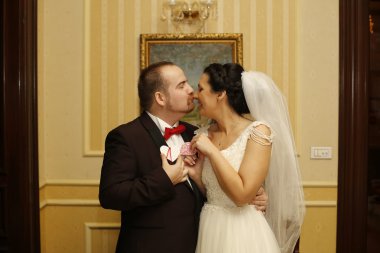 Güzel çift ayıklayacaktır sevgi dolu