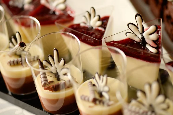 Seçici odak ile lezzetli tatlılar