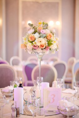Güzel çiçek buket düğün tablo 