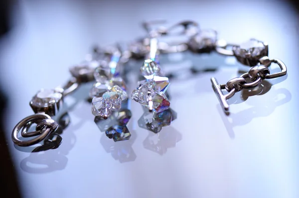 Closeup with elegant jewelry — Stock Photo, Image