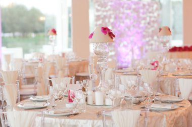 Düğün masa süslü