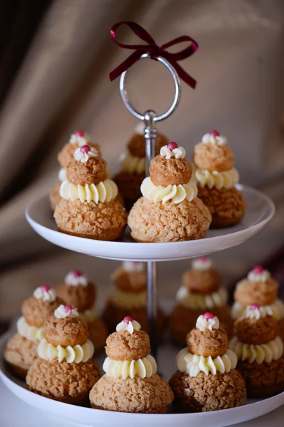 Macarrones surtidos en plato — Foto de Stock