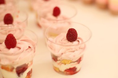 Çöl tablo pek çok şeker ve tatlılar