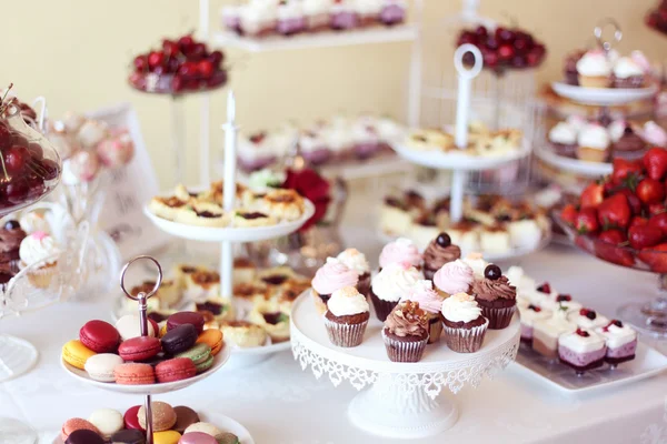 Delicioso bar de dulces — Foto de Stock