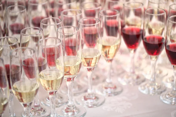 Glasses of champagne — Stock Photo, Image