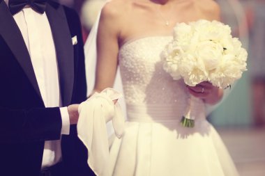 Gelin ve damat closeup