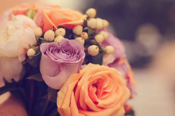 美丽的玫瑰花束 — 图库照片