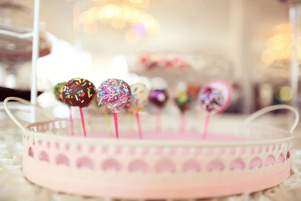 Delicious cake pops — Stock Photo, Image