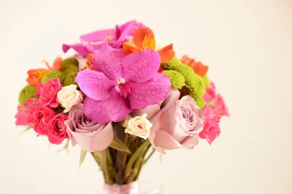 Bouquet of many colorful flowers — Stock Photo, Image
