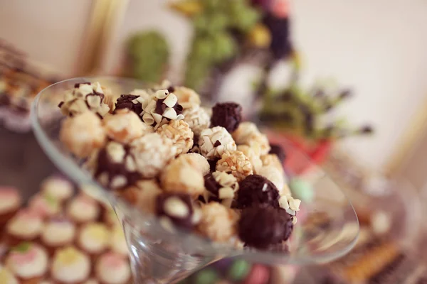 Délicieuses truffes au chocolat — Photo