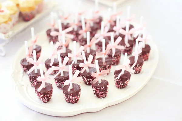 Delicioso bolo pops — Fotografia de Stock