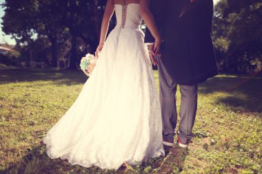 Gelin ve damat arkası