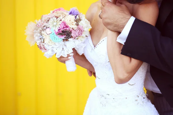 Belo buquê de casamento — Fotografia de Stock