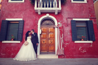 Gelin ve damat Venedik