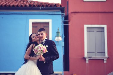 Gelin ve damat Venedik