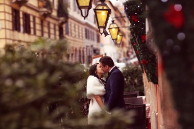 Gelin ve damat şehir