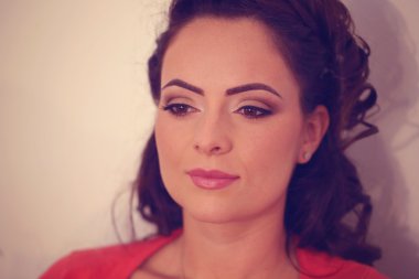 Stüdyo makyaj kadın