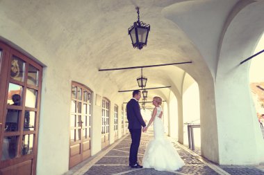 Gelin ve Damat Düğün günü içinde