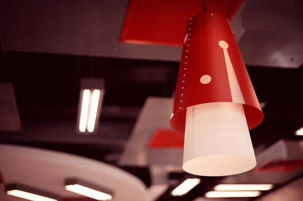 赤と白のランプ — ストック写真