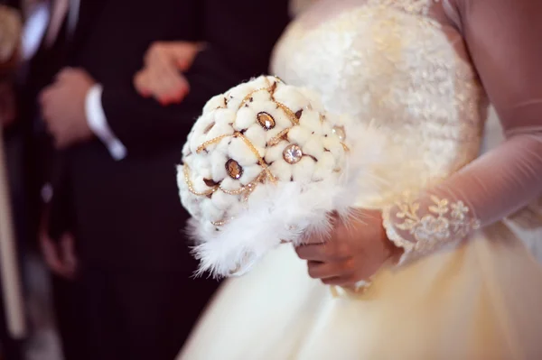 Ramo de boda de algodón —  Fotos de Stock