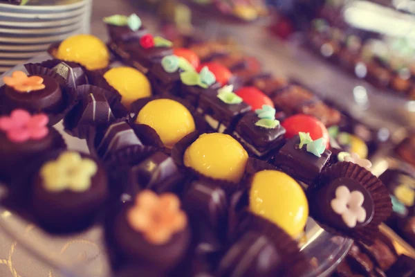 Petits gâteaux colorés — Photo