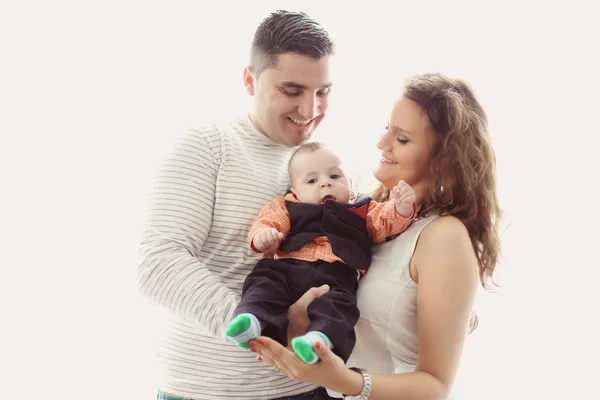 Parents jouant avec leur enfant — Photo