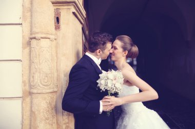 Gelin ve damat şehir