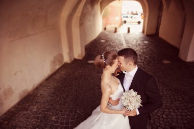 Gelin ve damat şehir