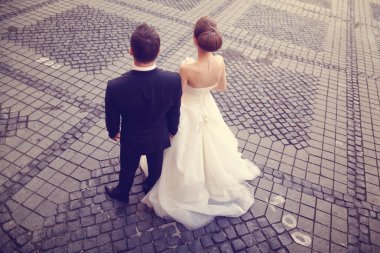 Gelin ve damat arkası