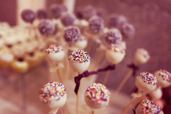 Delicious cake pops — Stock Photo, Image