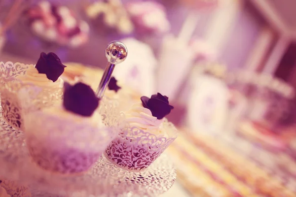 Cupcakes no prato — Fotografia de Stock