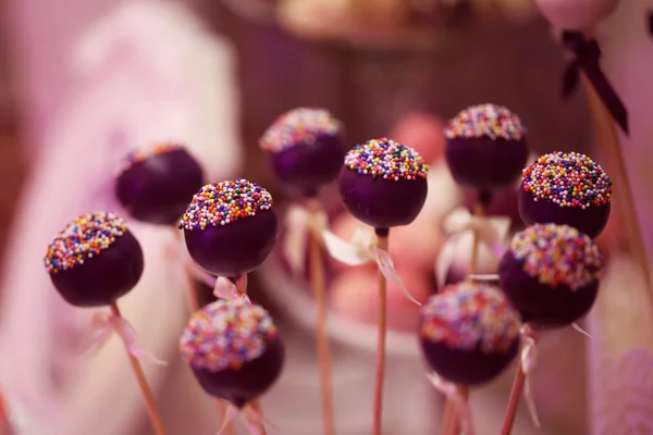 Delicious cake pops — Stock Photo, Image