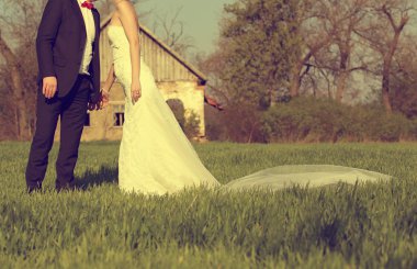 Gelin ve damat kırsal