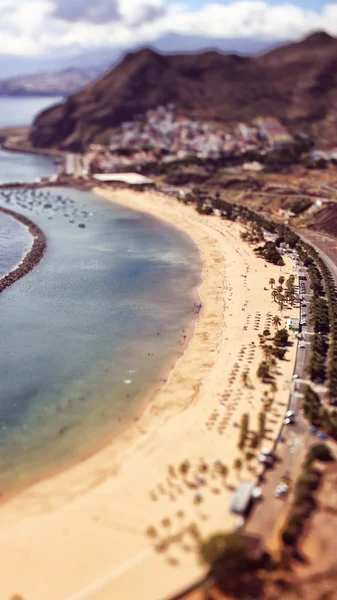 Tenerife Beach Üstten Görünüm — Stok fotoğraf