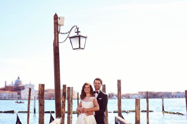 Gelin ve damat Venedik