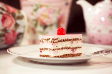 Meyveli lezzetli pasta.