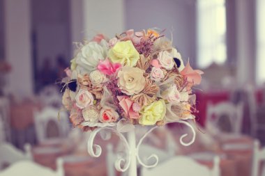 Güzel düğün çiçek buketi