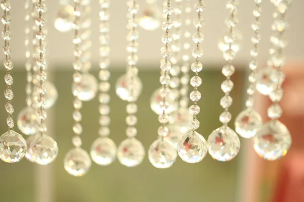 Beautiful crystals hanging — Stock Photo, Image