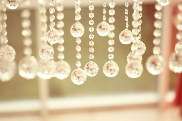 Beautiful crystals hanging — Stock Photo, Image