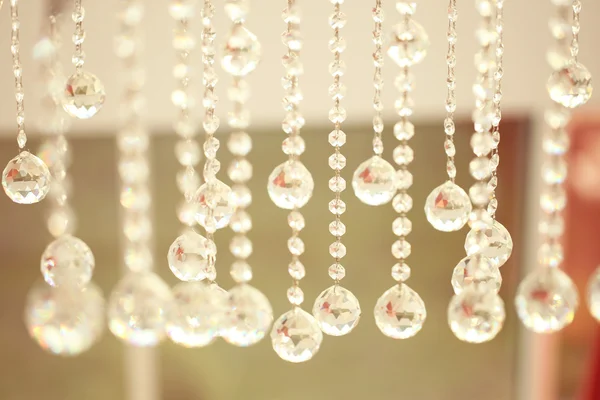 Beautiful crystals hanging — Stock Photo, Image