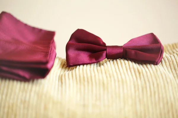 Red bowtie tux — Stock Photo, Image