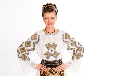 geleneksel Romen folklor kıyafetleri