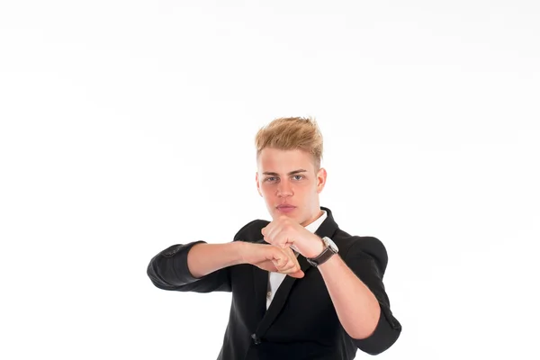 Young model posing in the studio — Stock Photo, Image