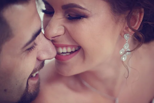 Happy bridal couple — Stock Photo, Image