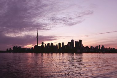 City scape gece Toronto, Kanada