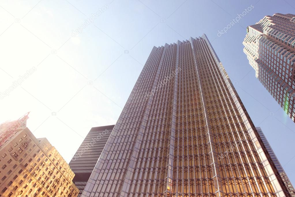 Building from Canada, photographed from a low angle